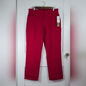 NWT JM Collection Red Pants 12P